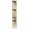 vidaXL Book Cabinet Sonoma Oak 92x29x188 cm Engineered Wood