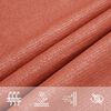 vidaXL Sunshade Sail 160 g/m&sup2; Square Terracotta 3.6x3.6 m HDPE