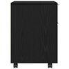 vidaXL File Cabinet Black Oak 45 x 38 x 54 cm Engineered Wood