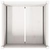 vidaXL Garden Planter White 70x70x70 cm Solid Wood Pine