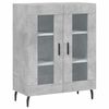 vidaXL Highboard Concrete Grey 69.5x34x180 cm Engineered Wood