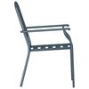 vidaXL Garden Chair 2 pcs Anthracite 56 x 65 x 89 cm Steel