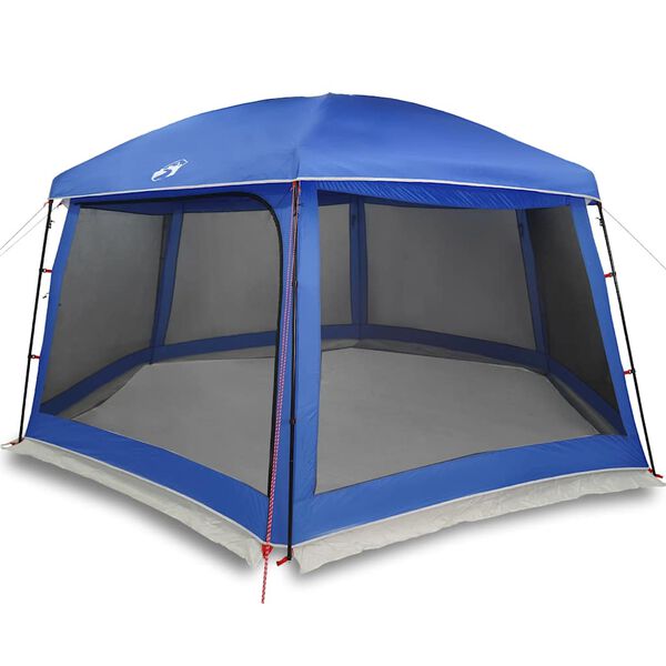 vidaXL Pool Tent with Removable Fly & Mesh Walls Azure Blue 618x532 cm