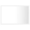 vidaXL LED Bathroom Mirror White 60x8.5x37 cm Acrylic