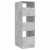 vidaXL Laundry Cabinet Set with Storage Concrete Grey 50 x 68 x 162 cm