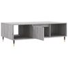 vidaXL Coffee Table Grey Sonoma 104x60x35 cm Engineered Wood