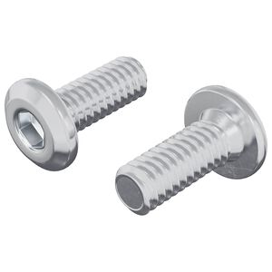 vidaXL Head Lock Screw 2 pcs Silver M6 x 15 mm Steel