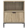 vidaXL Bedside Cabinet Sonoma oak 49 x 36 x 61 cm Engineered wood
