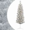 vidaXL Artificial Slim Christmas Tree 150 cm 150 LEDs Warm White