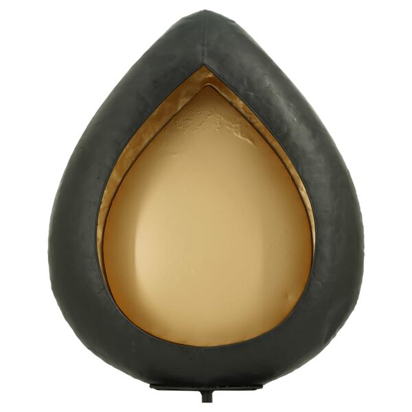 Lesli Living Drop Candle Holder Egg on Stand 23x11x41 cm