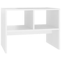 vidaXL Side Table White 60x40x45 cm Engineered Wood