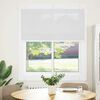 vidaXL Pleated Blind White 120x100 cm Fabric Width 119.4 cm Polyester