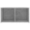 vidaXL TV Cabinets 2 pcs Concrete Grey 72x35x36.5 cm Engineered Wood