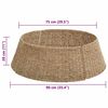 vidaXL Christmas Tree Collar Brown 90 x 90 x 28 cm Seagrass