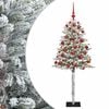 vidaXL Artificial Christmas Tree with Bauble 120 cm 150 LEDs