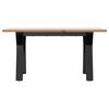 vidaXL Coffee Table Y-Frame 80x50x40 cm Solid Wood Pine and Steel