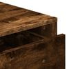 vidaXL Corner Chest of Drawers Smoked Oak 40x41x76 cm Engineered Wood