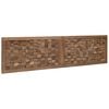 vidaXL Bed Headboard Natural Solid Teak Wood