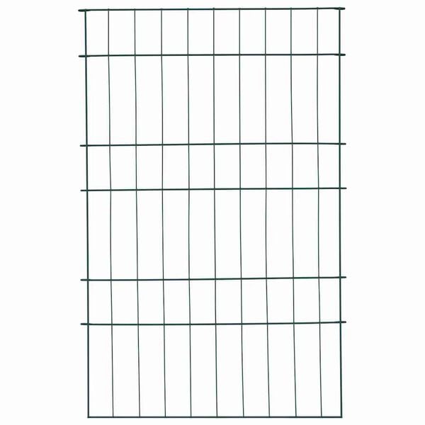 vidaXL Pond Fence Set 8 pcs Green 50 x 80 cm Steel