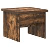 vidaXL Coffee Table Smoked Oak 55 x 54.5 x 45 cm Engineered wood