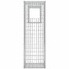 vidaXL Gabion Basket Posts/Planters 2 pcs Steel 50x50x160 cm