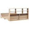 vidaXL Bookcase Bed without Mattress 180x200 cm Super King Solid Wood