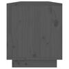 vidaXL TV Cabinet Grey 110.5x34x40 cm Solid Wood Pine