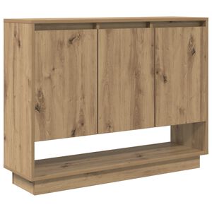 vidaXL Sideboard Artisan Oak 97 x 29 x 75 cm Engineered Wood