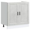 vidaXL Sink Base Cabinet with Storage Porto 2 pcs Grey Engineered wood