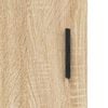 vidaXL Wall Mounted Cabinet Sonoma Oak 34.5x34x90 cm Engineered Wood