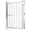 vidaXL Garden Gate 100x120 cm Stainless Steel