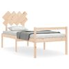 vidaXL Senior Bed without Mattress Single Solid Wood