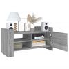 vidaXL TV Cabinet Grey Sonoma 80x35x40 cm Engineered Wood