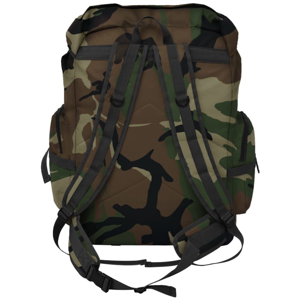 vidaXL Army Style Backpack 65 L Camouflage vidaXL
