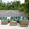 vidaXL 8 Piece Garden Sofa Set Impregnated Wood Pine