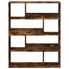 vidaXL Room Divider Smoked Oak100x33x125.5 cm Engineered Wood