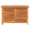 vidaXL Garden Storage Box with Louver 90x50x56 cm Solid Wood Acacia