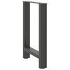 vidaXL Dining Table Legs Anthracite 2 pcs 50x(72-73) cm Steel