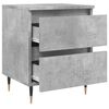 vidaXL Bedside Cabinets 2 pcs Concrete Grey 40x35x50 cm Engineered Wood