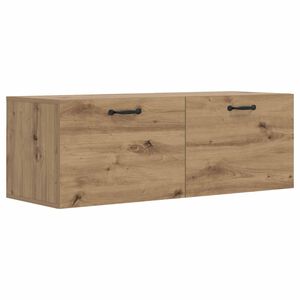 vidaXL Wall Cabinet 100 x 36.5 x 35 cm Engineered Wood Artisan oak