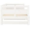 vidaXL Pull-out Day Bed without Mattress White 2x(90x190) cm