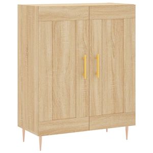 vidaXL Sideboard Sonoma Oak 69.5x34x90 cm Engineered Wood