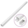 vidaXL Cable Trunking 60x60 mm 10 m PVC