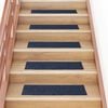 vidaXL Stair Mats Self-adhesive 15 pcs 76x20 cm Grey Blue Rectangular