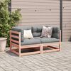 vidaXL 2 Piece Garden Sofa Set Solid Wood Douglas Fir