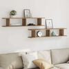 vidaXL Wall Shelves 2 pcs Artisan Oak 105x18x20 cm Engineered Wood