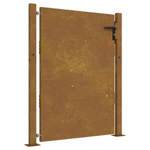 vidaXL Garden Gate 100x150 cm Corten Steel