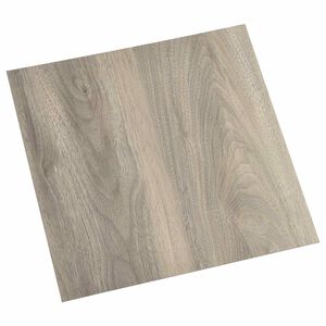 vidaXL Self-adhesive Flooring Planks Black and Wood 30.5 x 30.5 cm