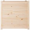 vidaXL Garden Planter 70x70x70 cm Solid Pinewood