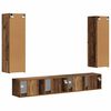 vidaXL TV Cabinet Set Wall-mounted 3 pcs Old Wood Engineered Wood